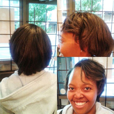 Brazilian cacau hair clearance treatment