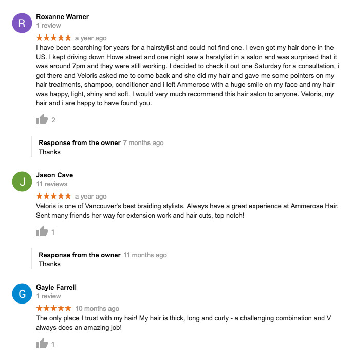 Vancouver hair straightening reviews